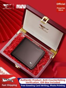 SEPTWOLVES | Genuine Leather Wallet for Men