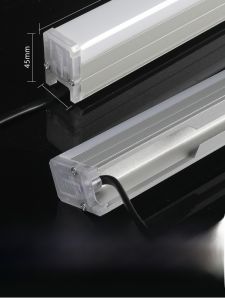 LED Outdoor Waterproof Line Light Exterior Wall Brightening 24V Strip Aluminum Hotel Wall Washer Colorful Horse Running Contour Lamp