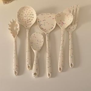 7PCS Cooking Utensils Set Silicone Kitchen Utensils Non stick Utensils Cooking Tool Food Grade Silicone Durable