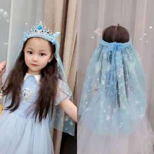 Kẹp Tóc Giả Búi Dễ Thương Cho Bé Gái Phụ Kiện Tóc Công Chúa Phim Snow White Và Những Người Lính Giáng San Hô Phụ Kiện Tóc Cho Trẻ Em