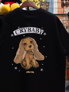 Áo Thun Nữ Dáng Rộng Cổ Tròn in Họa Tiết Mèo Mỹ Cổ Điển Mùa Hè 2025 Phong Cách Đại Học Tay Ngắn Thấm Hút Mồ Hôi