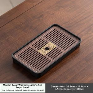 ciiemen | Drain and Storage Multi-use Tea Tray Small
