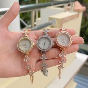 Jam Tangan Wanita Dewasa Fashion Style Tali Serut Gelang Mewah