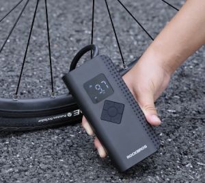 【SG Delivery】ROCKBROS Electric Pump AV/FV Universal 150Psi TYPE-C Charging Lightweight Suitable Bicycle  Motorcycle Car Ball Large Battery Capacity Air Inflator