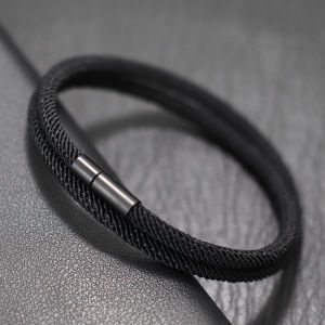 Stylish Grade A Milan Rope Bracelet Men Women Double Layer 6 Colors Available Easy Buckle Braclet Sports Couple Gift Hand Joias