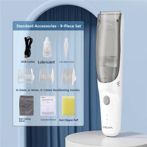 MONLEYTA | German Baby Hair Clipper Ultra Quiet Automatic Hair Trimming Newborn Children Home Use Tool Infant Haircut Device Manleyta