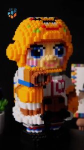 SMY Toystown Space Molly Big Mainan Bangunan Nano Block Bricks Mainan Edukasi Balok Susun Mainan Anak Mainan Tumpuk Balok Karakter Kartun Animasi 3D