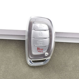 Transparent Car Key For Hyundai Ix35 I40 I20 I10 Tucson Elantra Creta Sonata Ioniq Accent Creata Smart Remote Fobs Cover Case