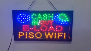 GCASH IN/OUT PISO WIFI LED DISPLAY BOARD SIGNAGE LED LIGHT ENERGY SAVING LIGHT BILLBOARD
