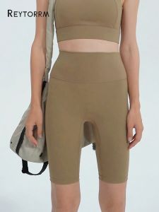 Reytorrm LYCRA® 1/2Legging Celana Pendek Yoga Celana Olahraga Wanita High Waist Yoga&Running Sport (DK006)