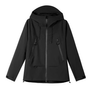 Couples Outdoor Climbing Windproof Waterproof Hat Jacket Three-Ingredient Science Tailwind Technologies Men Women Hiking Clothes
