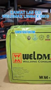 Kawat las Co Tanpa Gas Kawat Las Mig FLUXCORE WELDMAX NO GAS Kemasan 1kg