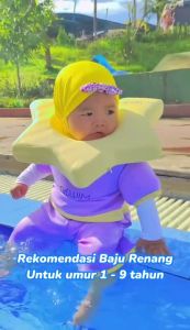 FlowSwim CuddleMe Baju Renang Anak Apung Berpelampung Floating Swimsuit Anti Tenggelam Aldana