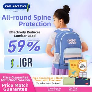 Dr. Kong | Ergonomic Spine Protection Lightweight Backpack for Middle School Girls