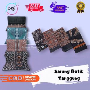 Sarung Batik Tamggung SD SMP SMA Motif Jawa Bali Khas Nusantara Pria Laki Bahan Berkualitas Adem Nyaman Anti Kusut