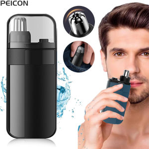 Nose Hair Trimmer Mini Portable Nose Hair Remover Rechargeable Trimmer for Nose and Ears Electric Mens Nose Hair Cutter Clipper