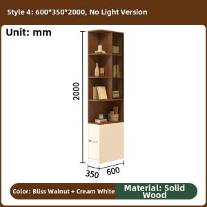 JIALANGE | Wooden Corner New Side Storage Cabinet