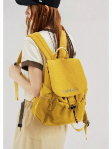 TOUTOU | New Mustard Large Capacity Lightweight Backpack for Commute and Travel