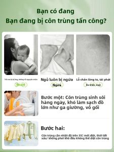 MONLEYTA | Phun diệt côn trùng bằng hạt tiêu xanh dùng cho giường ngủ tại ký túc xá không cần giặt Diệt khuẩn và loại bỏ trứng côn trùng