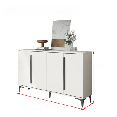 Modern Minimalist Aluminum Alloy Shoe Cabinet Waterproof Outdoor Villa No Formaldehyde Balcony Storage Cabinet Home Use
