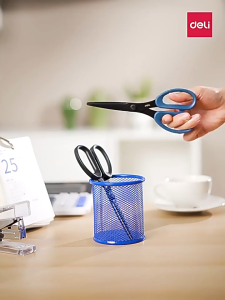 SG STOCK-Premium Stainless Steel Scissors 180mm / 210mm – Durable Black Blade for Home & Office Use