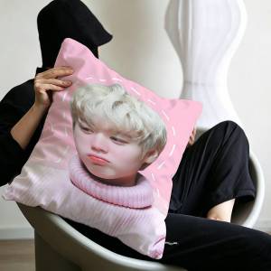 Potdemiel | Korean Idol P-Park Ji-Hoon Cushion Cover Polyester Sofa Cushions Decorative Throw Pillows Home Decoration Pillowcover