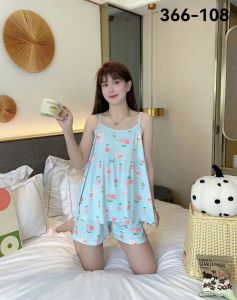 🚚24 ชั่วโมงในขณะนี้🚚สายเดี่้ยว ชุดนอนผู้หญิง ชุดนอนงานผ้าซาติน ชุดนอน สบาย น่ารักสุดๆ ลายดอกไม้ S43 S366 S44