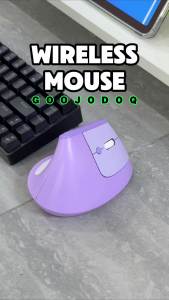 GOOJODOQ Ergonomic Wireless Mouse Dual Mode Bluetooth 5.0 2.4G Dual-Mode 4000 DPI Silent Type C Rechargeable RGB Mice for Laptops Tablets