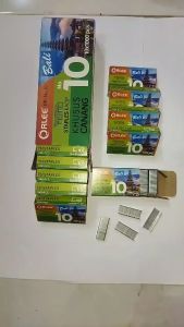 (1 KOTAK ISI 10pcs) Isi Staples Refill Straples Kecil Orlee No. 10 Isi Jepretan Pelor Isi Hekter