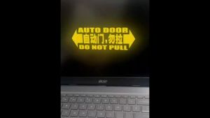 2 x AUTO DOOR or MANUAL DOOR VINYL TRANSFER TAPE STICKERS. Each stickers 15cm by 5cm
