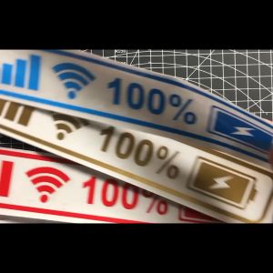 Stiker Baterai Sinyal WiFi & Aksesoris Mobil JDM Murah