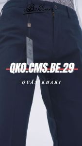 Quần khaki nam công sở cao cấp Belluni - QK0.CMS.BE.32