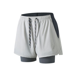 714street | Summer Cool & UV Protection Fake Two-piece Outdoor Running Shorts