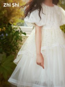 iplant | Đầm Công Chúa Tulle Cổ Ngọc Trai