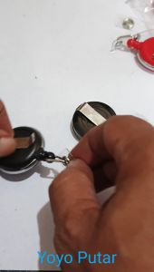 Name Tag ID Card 2 Kartu Warna Putih Doff