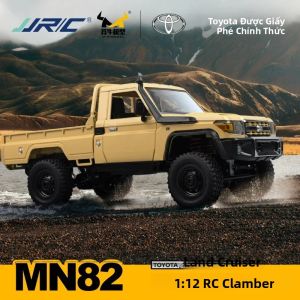 Xe Điều Khiển Từ Xa Tỷ Lệ 1/12 MN82 2.4G 4WD Mô Hình Xe Bán Tải Địa Hình Chất Liệu Kim Loại ABS Đồ Chơi Xe Hơi Cho Trẻ Em Quà Tặng