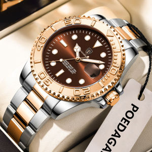 POEDAGAR Original Luxury Man Wristwatch Waterproof Luminous Date Men Watch Stainless Steel Fashion Business Mens Quartz Watches