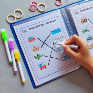 WORKSHEET BUKU AKTIFITAS PERTAMA ANAK PAUD