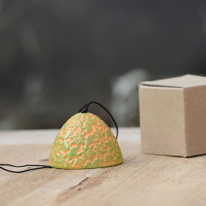 Nhà Vàng Rung Thép Casting Phong Cách Nhật Bản Rung Lá Phong Cổ Điển Trang Trí Cửa Vườn Phố Đồ Trang Trí Nhà Quà Tặng