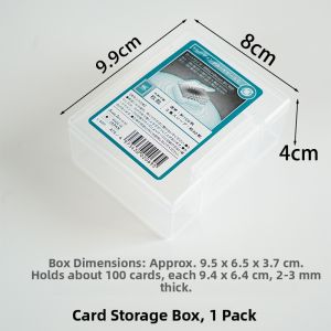 Keychain Pendant Storage Box Transparent Display Stand Badge Toy Egg Holder Anime Card Display Case Organizer Plastic Material