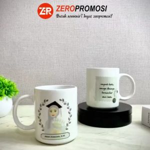 Hadiah Mug Custom Ucapan Sempro & Gelas Sidang Sempro