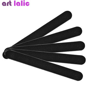 5Pcs Emery Board Nail Files Straight Sandpaper Files for Nail Art DIY Manicure