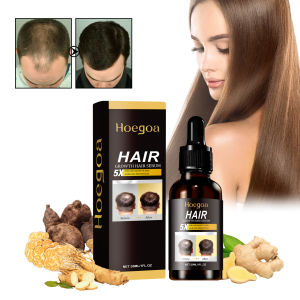 Hair Care เซรั่มน้ํามันขิง Hair Regrowth Anti-Hair Loss Repairing บํารุงรากผมเสียหนาแน่น Essence Hair Conditioner