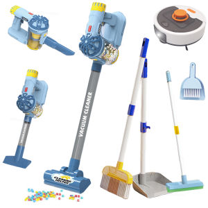 Kids Simulation Electric Vacuum Cleaner Cleaning Set for Toddlers Role Play Housekeeping Educational Toys Girl Boy Gifts