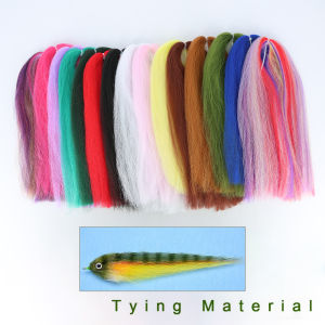 2Packs Multi-colour Soft EP Silky Fiber Light Fluffy Minnow Baitfish Streamer Fly Tying Materials Fly Bait Long Hair Fiber