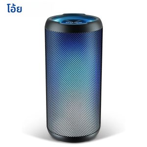 OHAYO ลําโพงไร้สายแบบพกพาพร้อมไฟ LED ไดนามิกสุดเท่ ลําโพงบลูทูธ กันน้ํา IPX6 BT5.3 ลําโพงไร้สาย TF/AUX