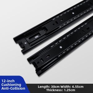 Kinlong | Heavy Duty Ball Bearing Side Mounting 3-Section Stainless Steel Guide Rail
