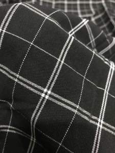 Vải Cotton Hàn sọc caro dày mềm co giãn 2 chiều(khổ 1m5)may đầm váyquần tây comple thiết kế thời trang