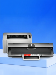 ชิ้นส่วนเครื่องพิมพ์ HP Laser 102a 102w เซลลูโลส บรรจุภัณฑ์หมึกแบบง่ายเพื่อเพิ่มปริมาณสี W1680A หมึกสำหรับเครื่องพิมพ์ HP 102w