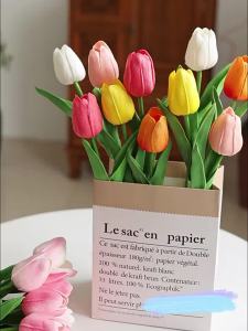 High-end Luxury Artificial Tulips Flower Arrangement